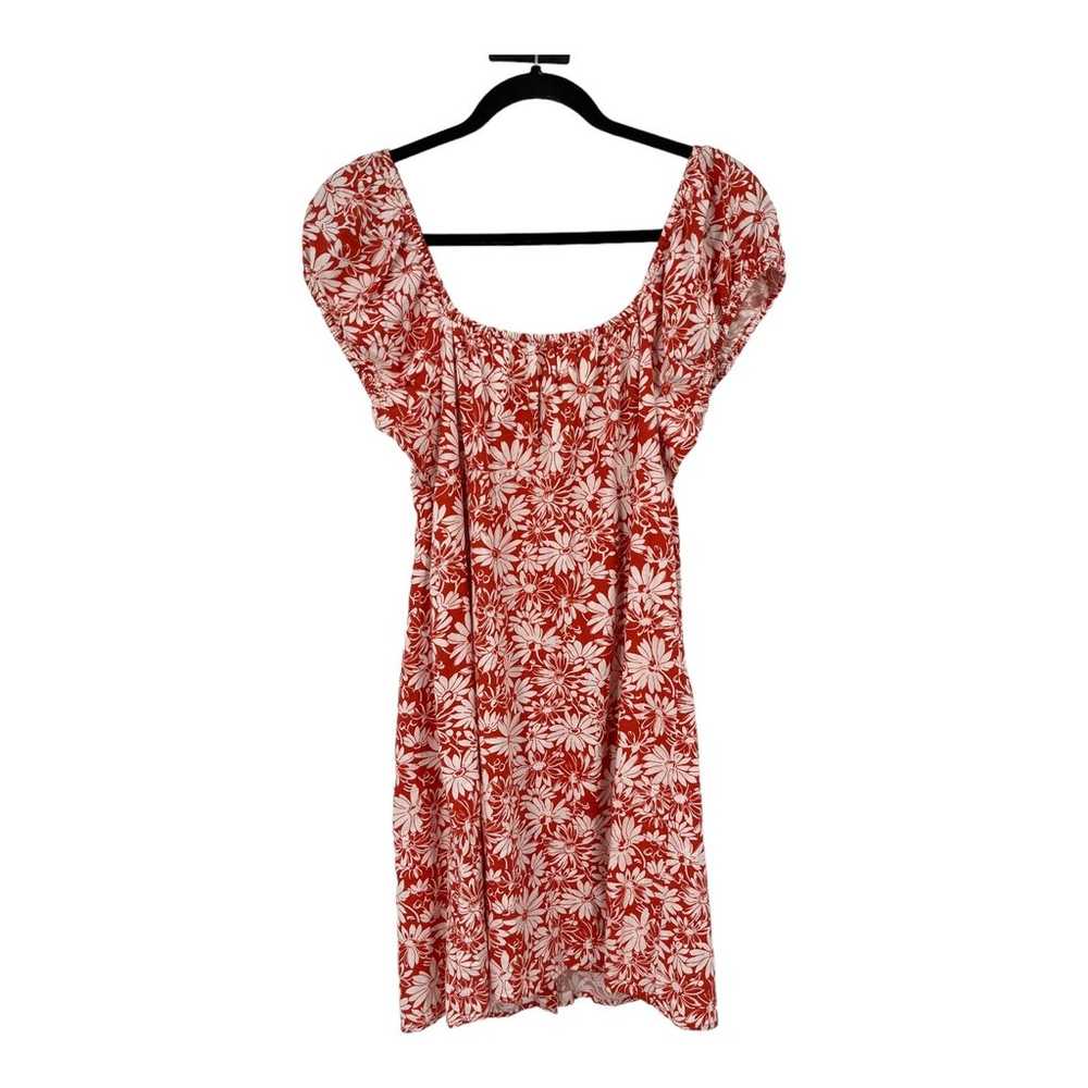 Madewell dress Margi floral minidress red white s… - image 6