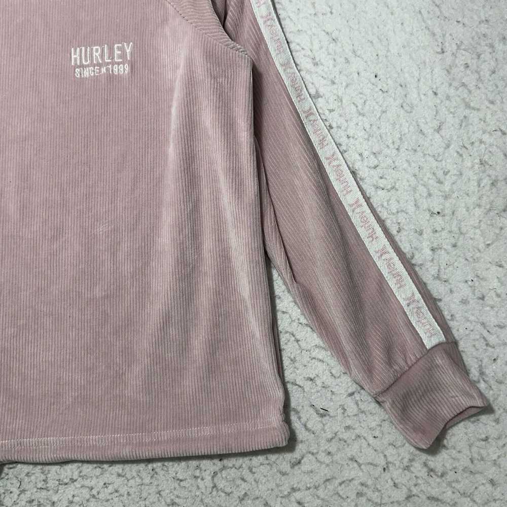 Hurley Hurley Small Velour Crewneck Sweatshirt Li… - image 5