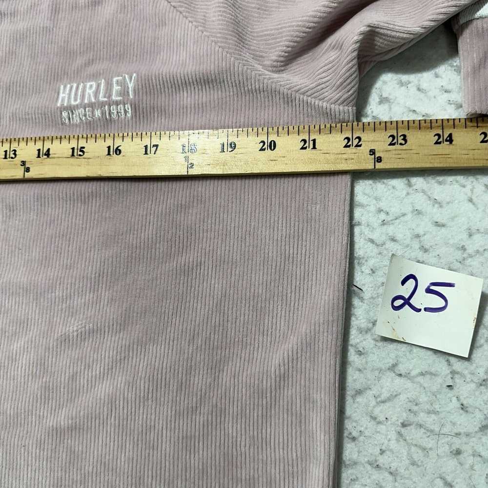 Hurley Hurley Small Velour Crewneck Sweatshirt Li… - image 7