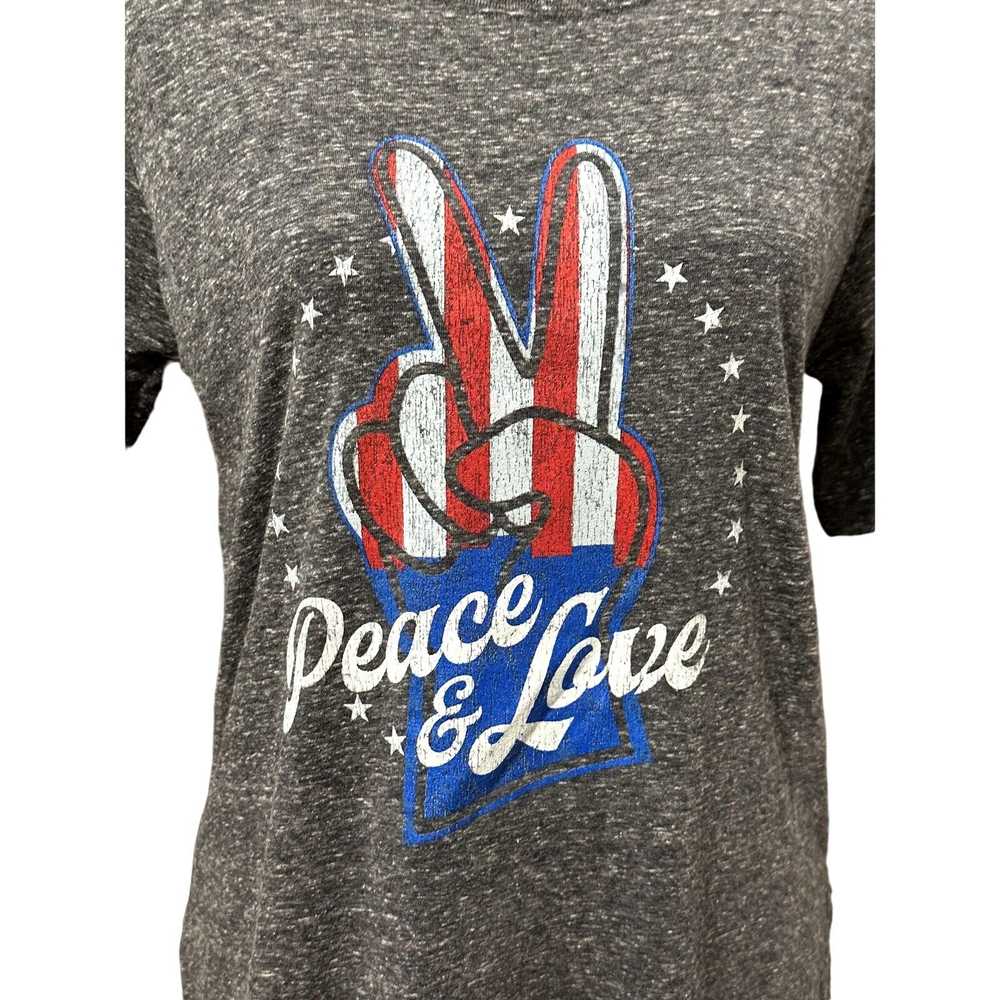 Unlisted Royce Brand T-Shirt Peace & Love Patriot… - image 2