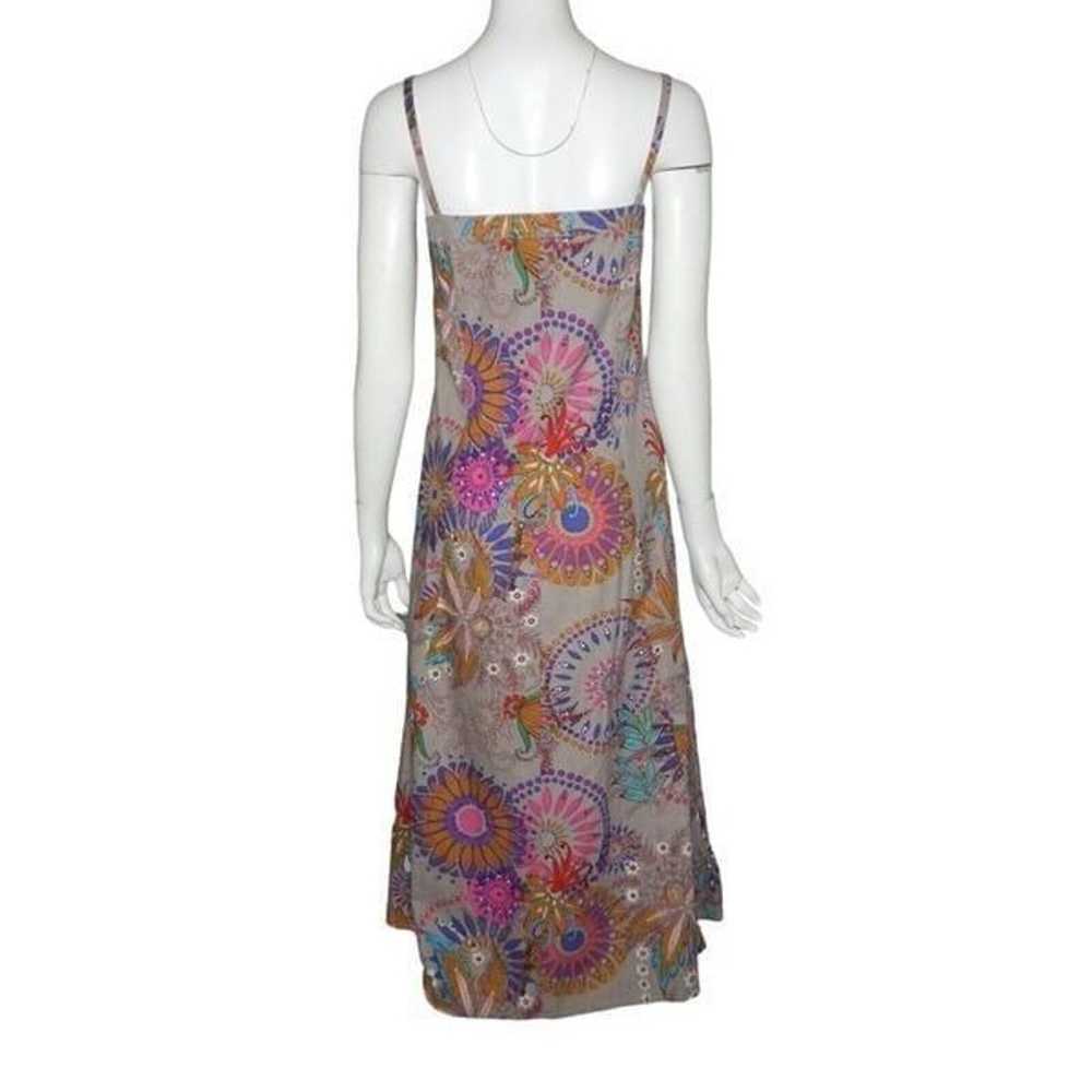 Antik Batik Vikia Midi Dress Size S Taupe Brown M… - image 3