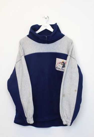 Vintage Unbranded crazy fleece in blue and grey. … - image 1