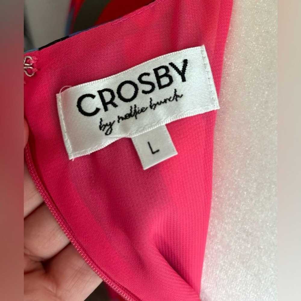 Crosby By Mollie Burch Maxi Dress Sz L Bright Col… - image 5
