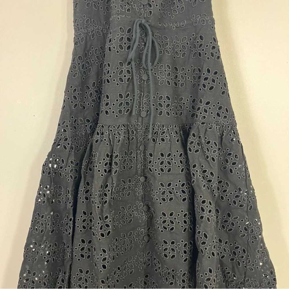 J.Crew Anguilla mini halter dress in eyelet black… - image 4