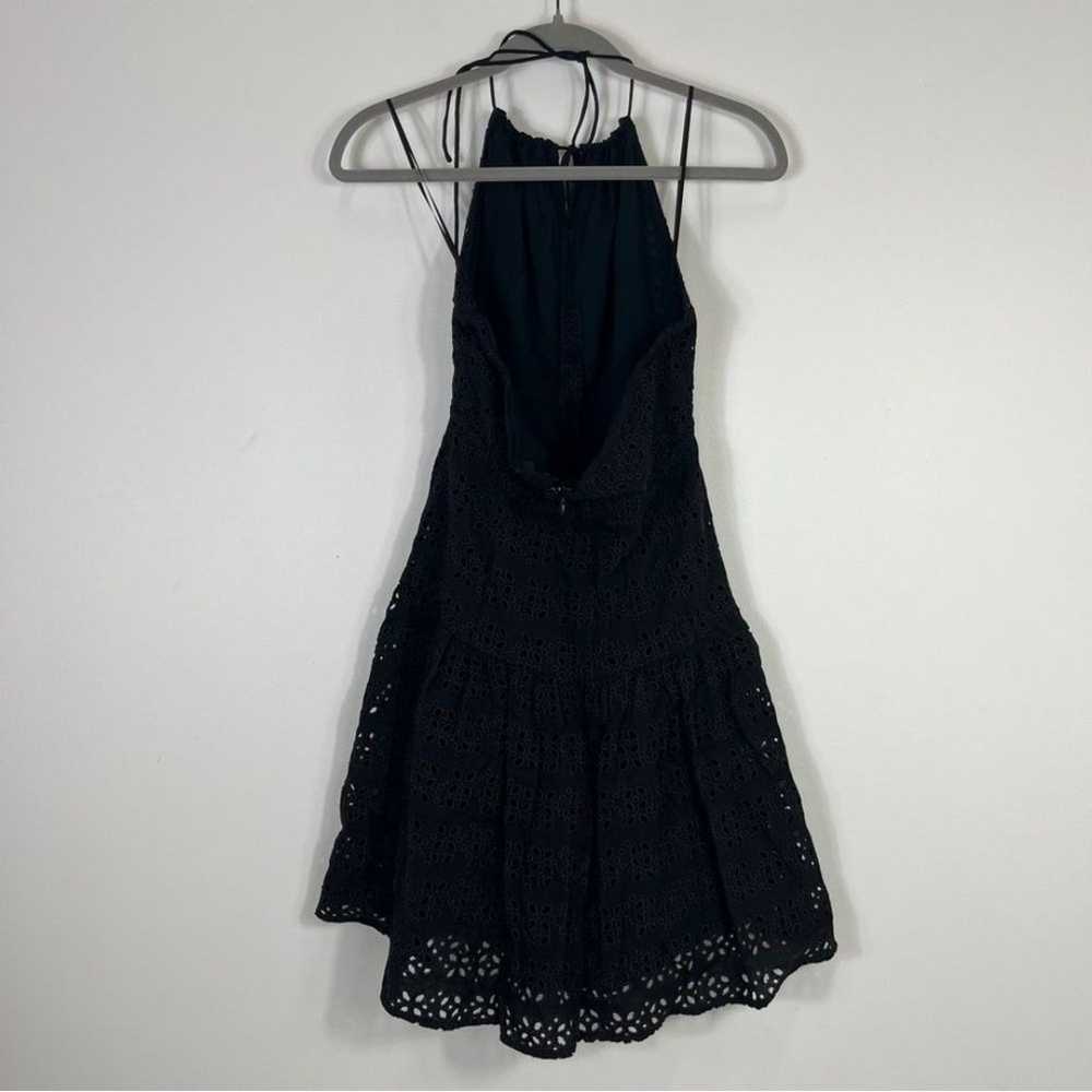 J.Crew Anguilla mini halter dress in eyelet black… - image 5