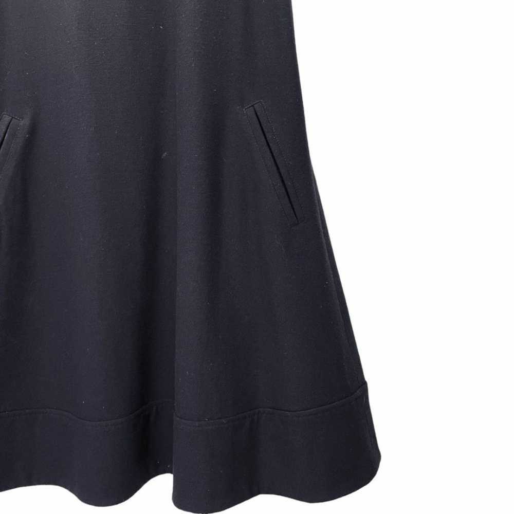 Theory Kiah Retro Pleated Black Wool Blend Sleeve… - image 3