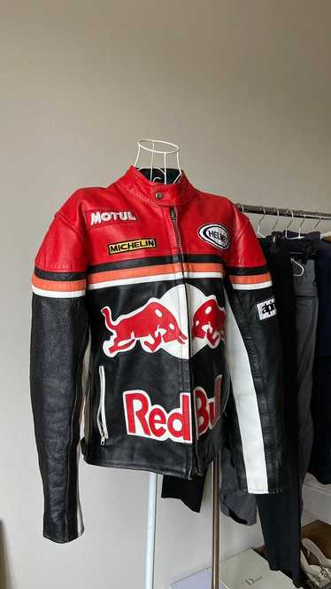Leather Jacket × Red Bull × Vintage rare vintage R