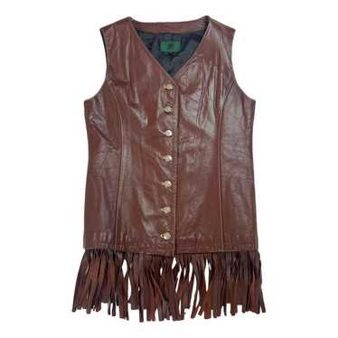 Gaultier Junior Leather vest