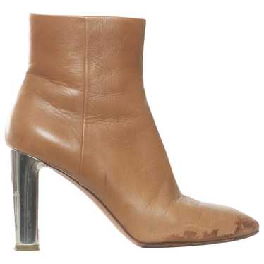 Celine Leather ankle boots