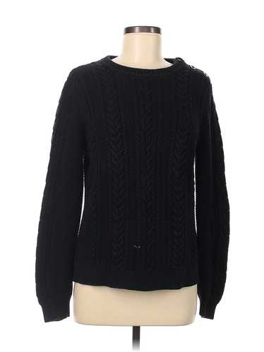 Banana Republic Women Black Pullover Sweater M