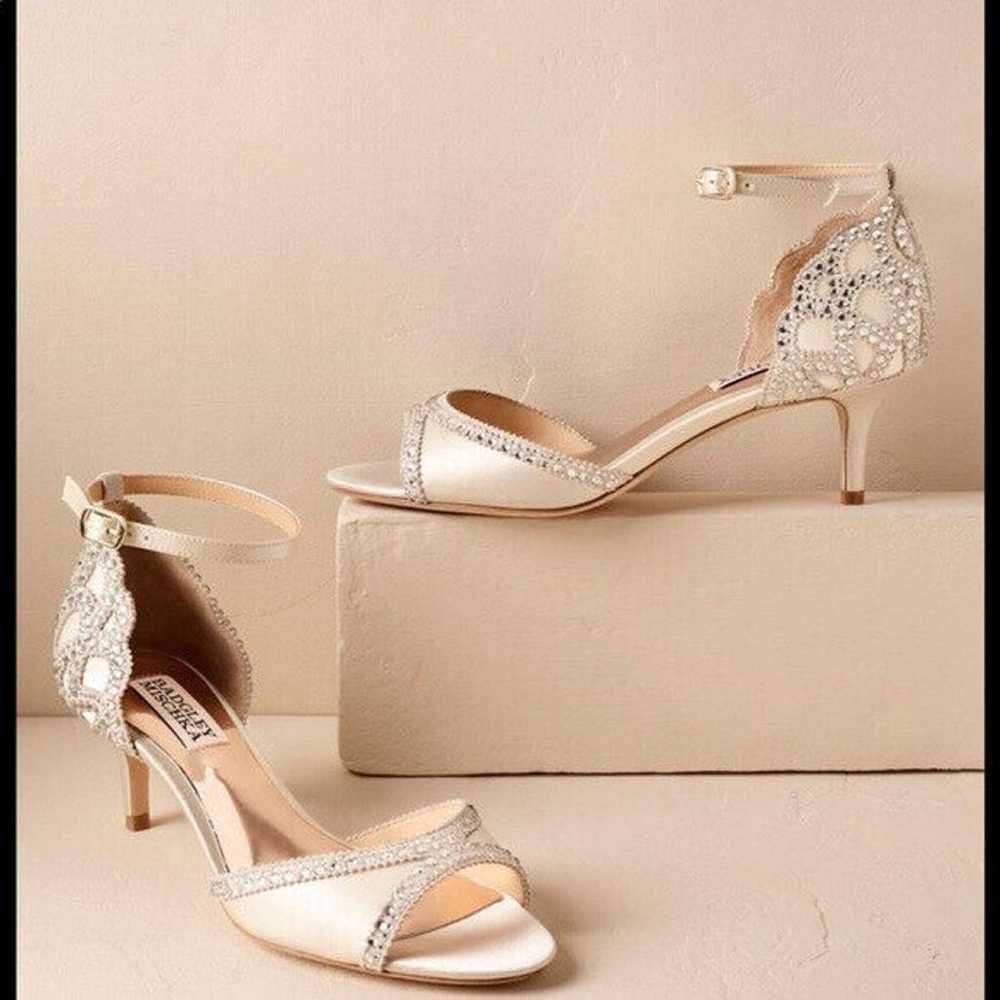 Badgley Mischka Cloth sandal - image 8