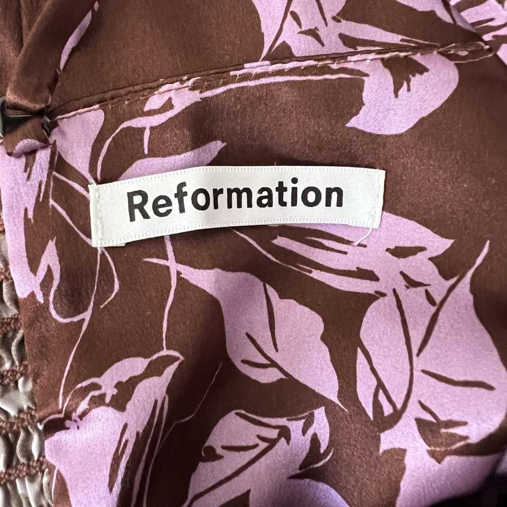 Reformation Silk mid-length dress - image 2