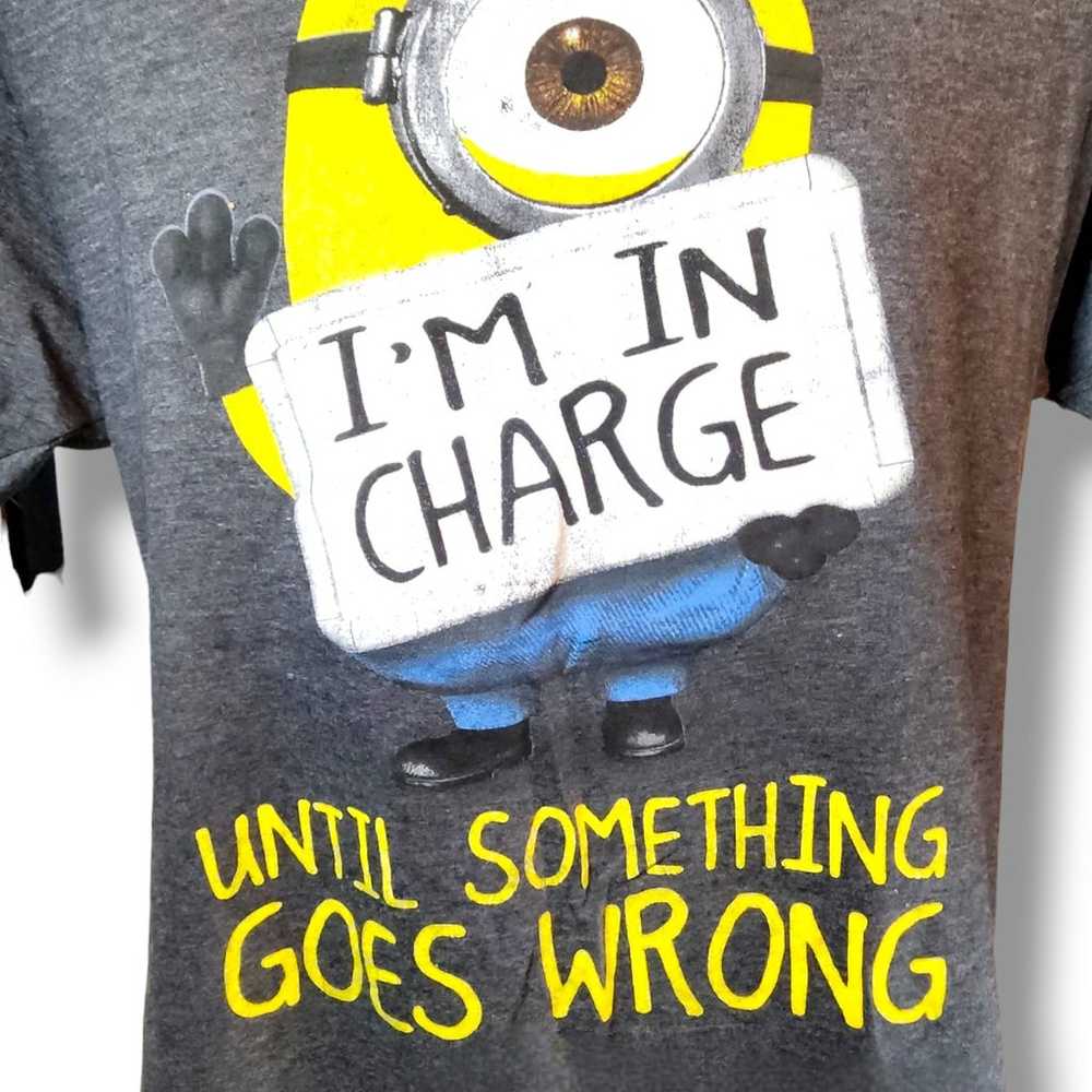 Minions T-Shirt  Medium I'm In Charge Until Somet… - image 2