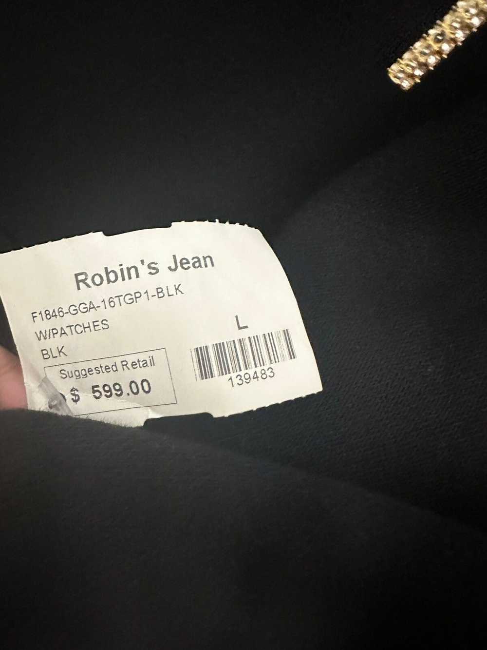 Robins Jeans × Vintage ROBIN’S JEANS BLACK PATCHW… - image 7