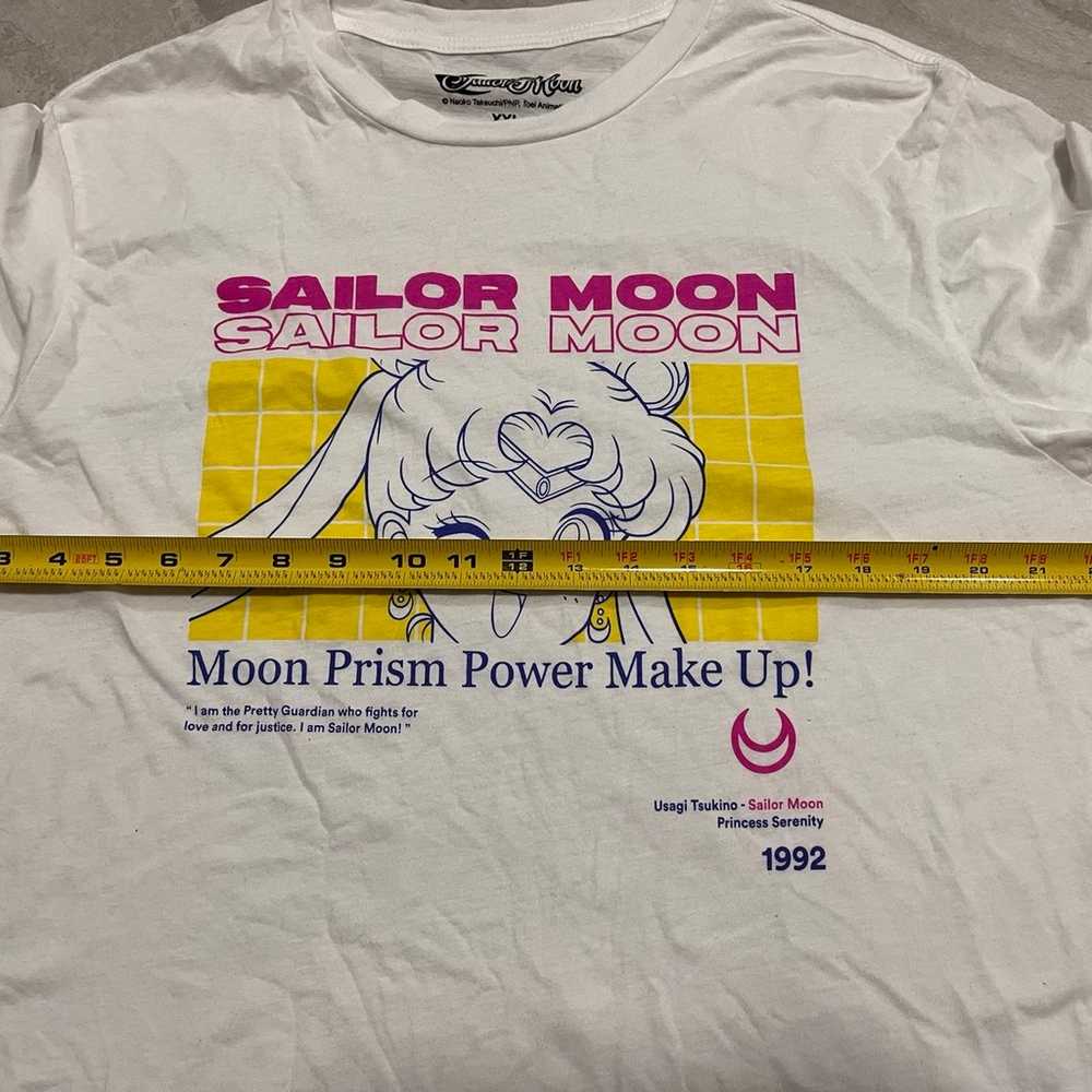 Men’s white long sleeve Sailor Moon anime shirt - image 10