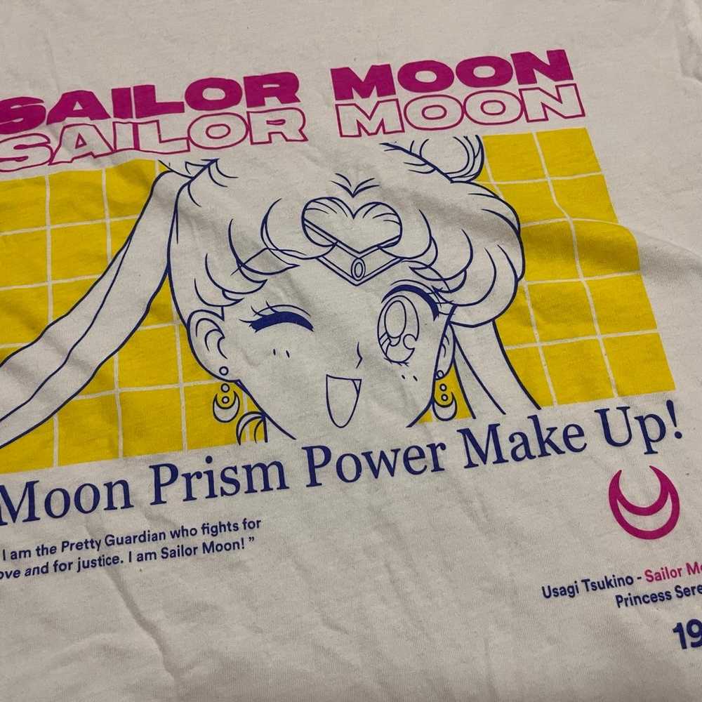 Men’s white long sleeve Sailor Moon anime shirt - image 3