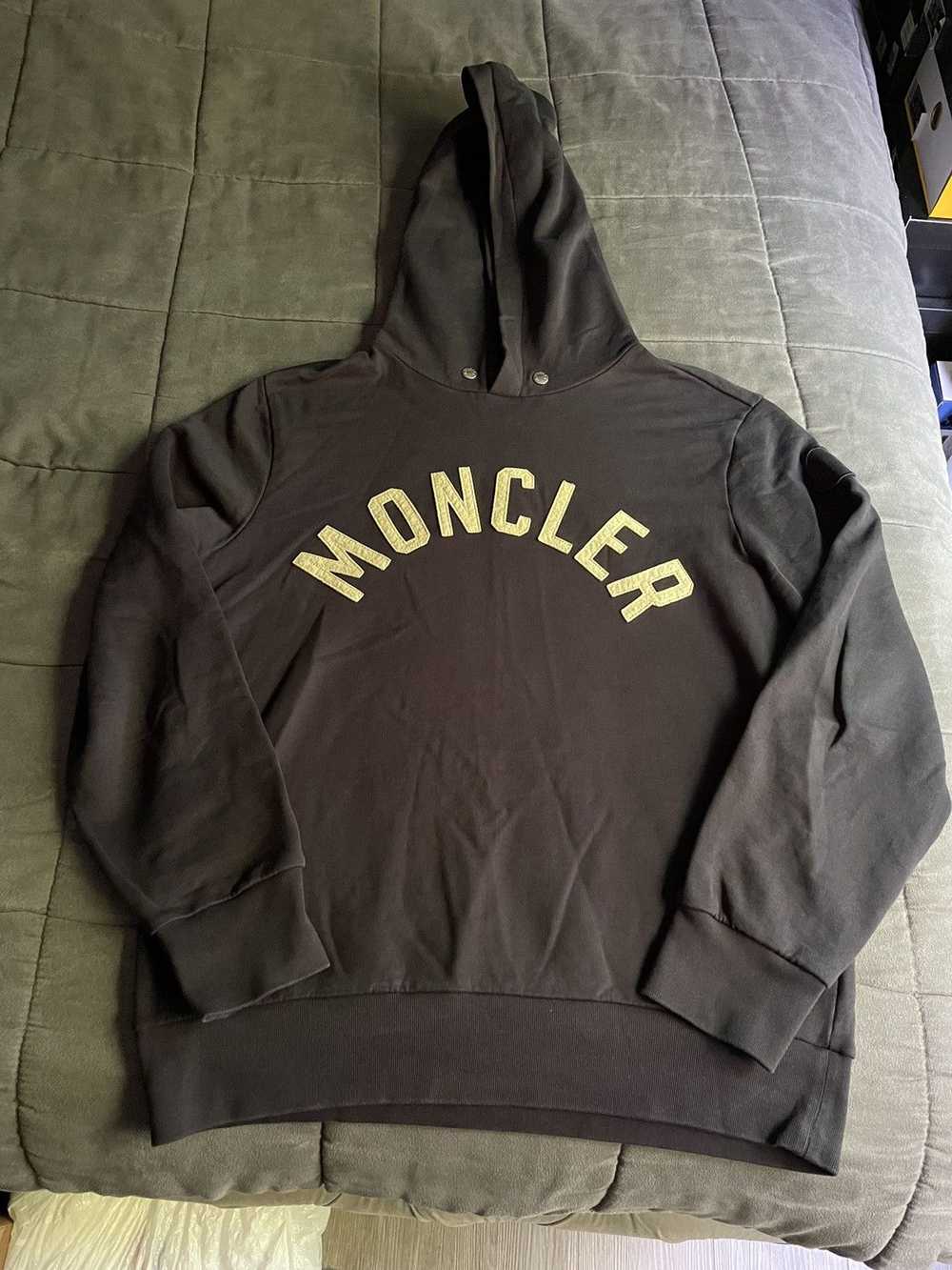 Moncler Moncler Arch Logo Hoodie Navy - image 2