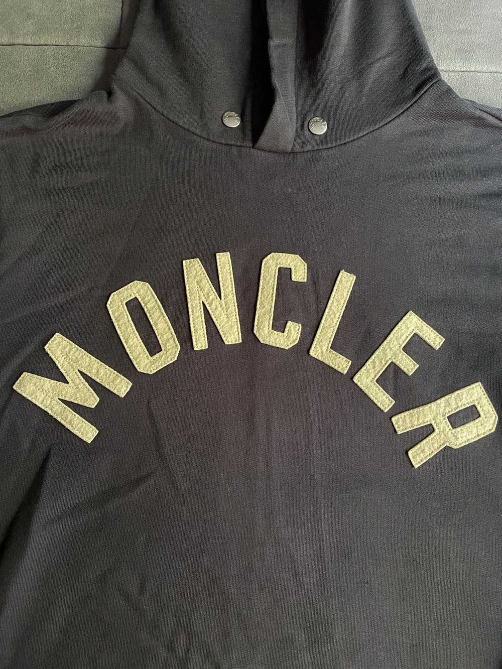 Moncler Moncler Arch Logo Hoodie Navy - image 3