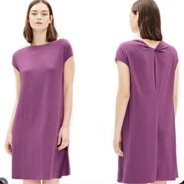 Eileen Fisher Eileen Fisher Purple Twist Back Shi… - image 1