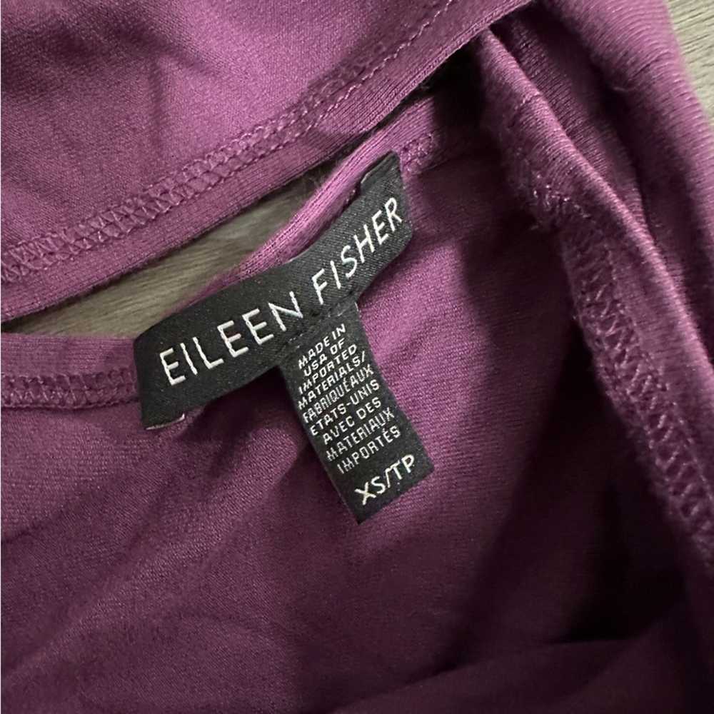 Eileen Fisher Eileen Fisher Purple Twist Back Shi… - image 7