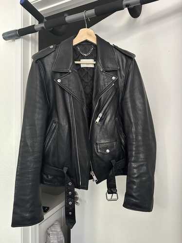Sandro Sandro leather biker jacket