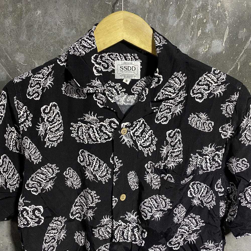 Fuct × Streetwear Fuct SSDD Open Collar Shirt - image 3