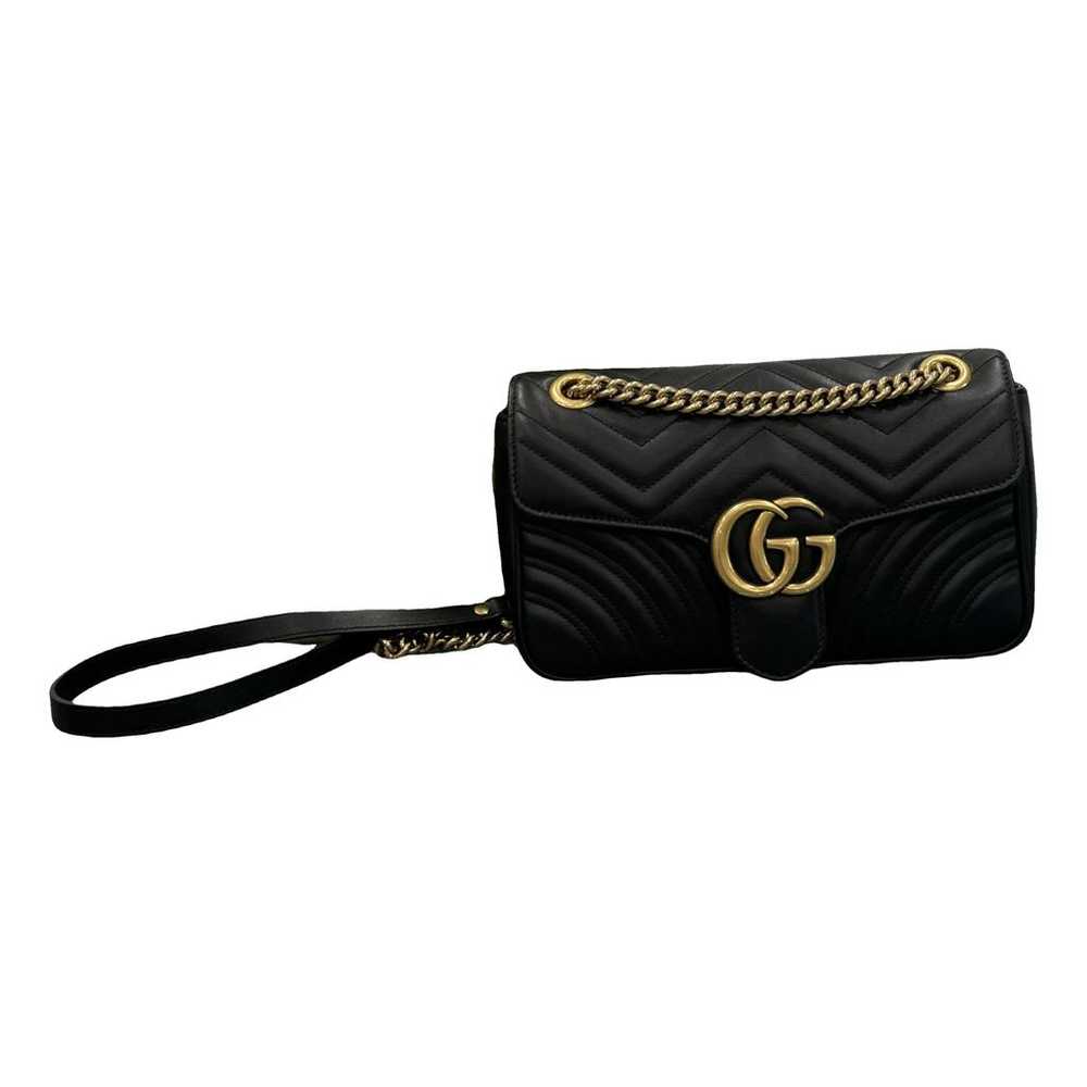 Gucci Gg Marmont Flap leather handbag - image 1