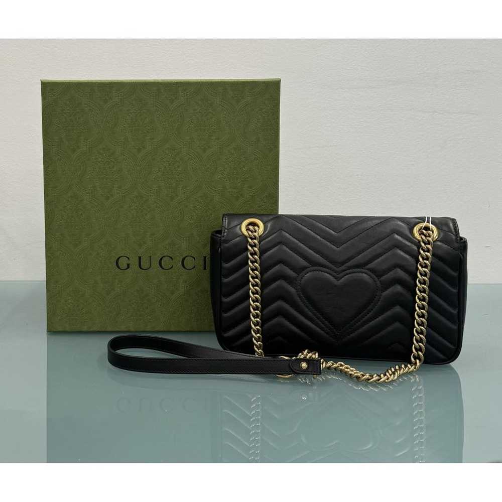 Gucci Gg Marmont Flap leather handbag - image 2