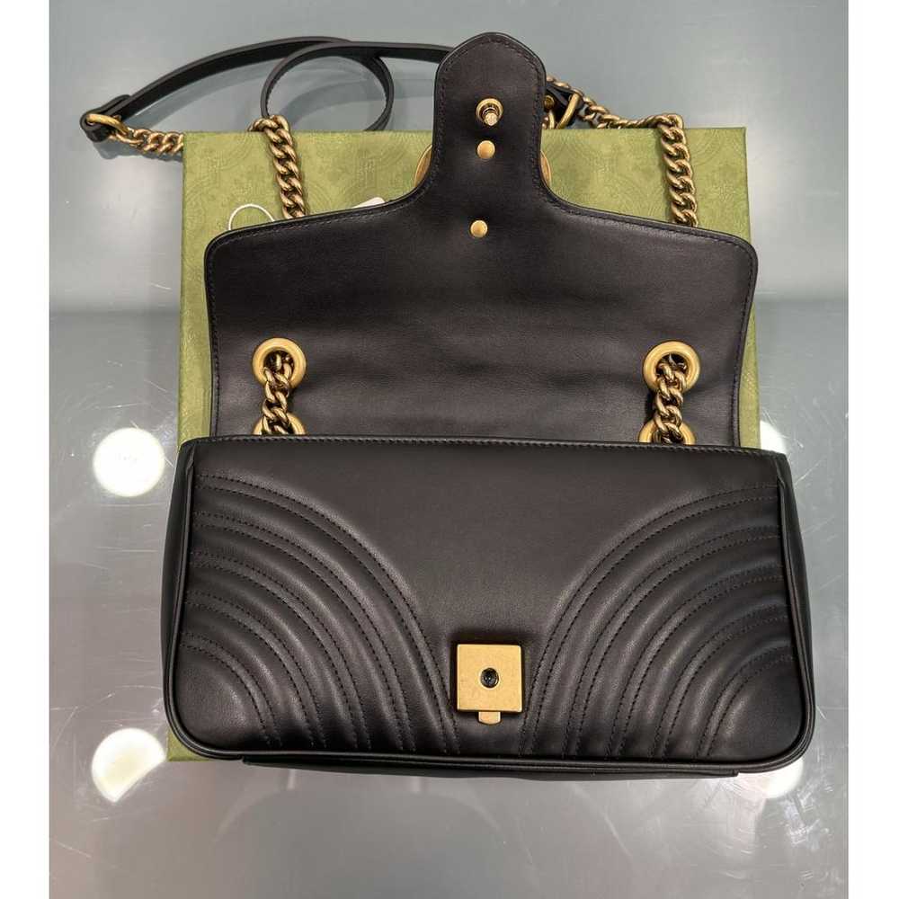 Gucci Gg Marmont Flap leather handbag - image 3