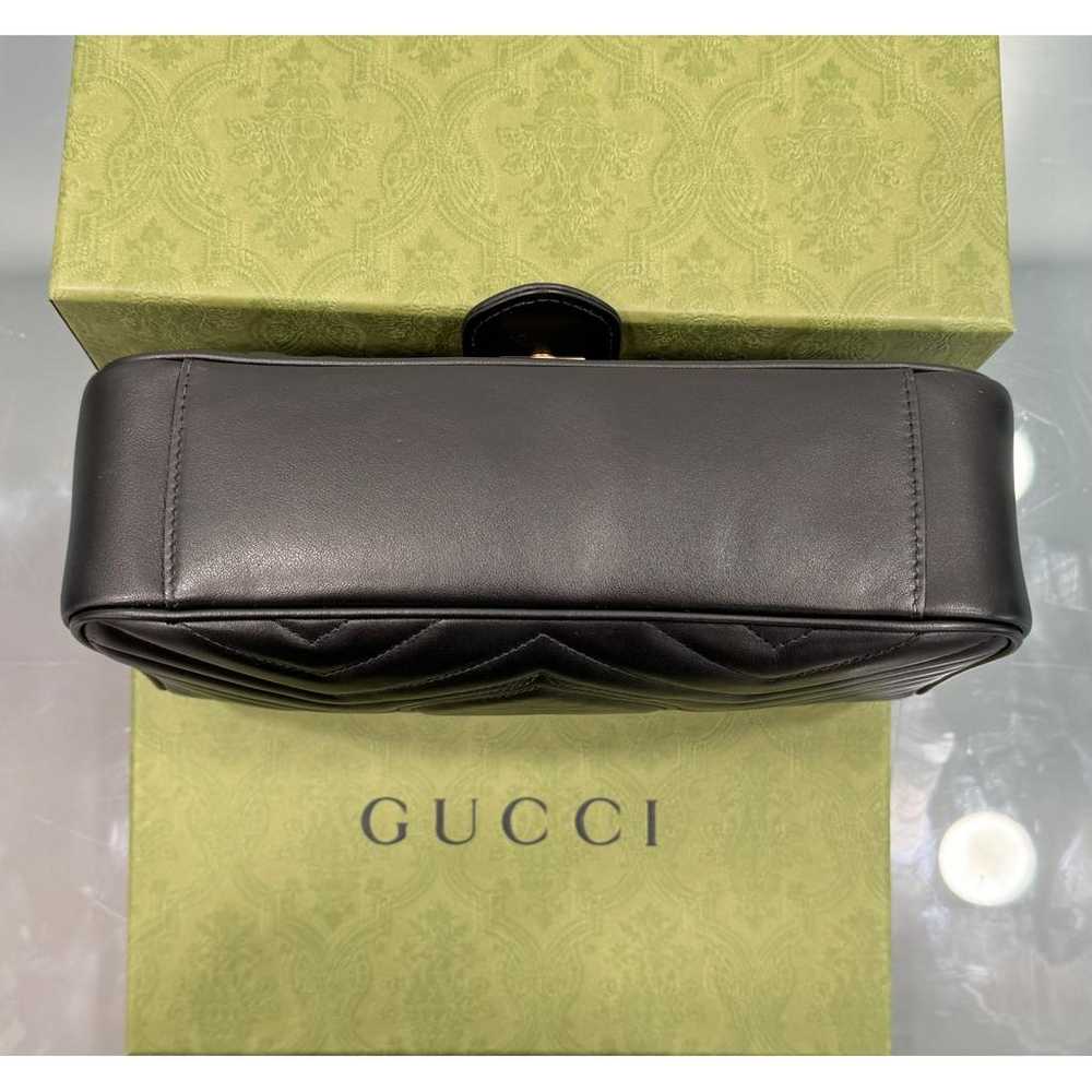 Gucci Gg Marmont Flap leather handbag - image 4