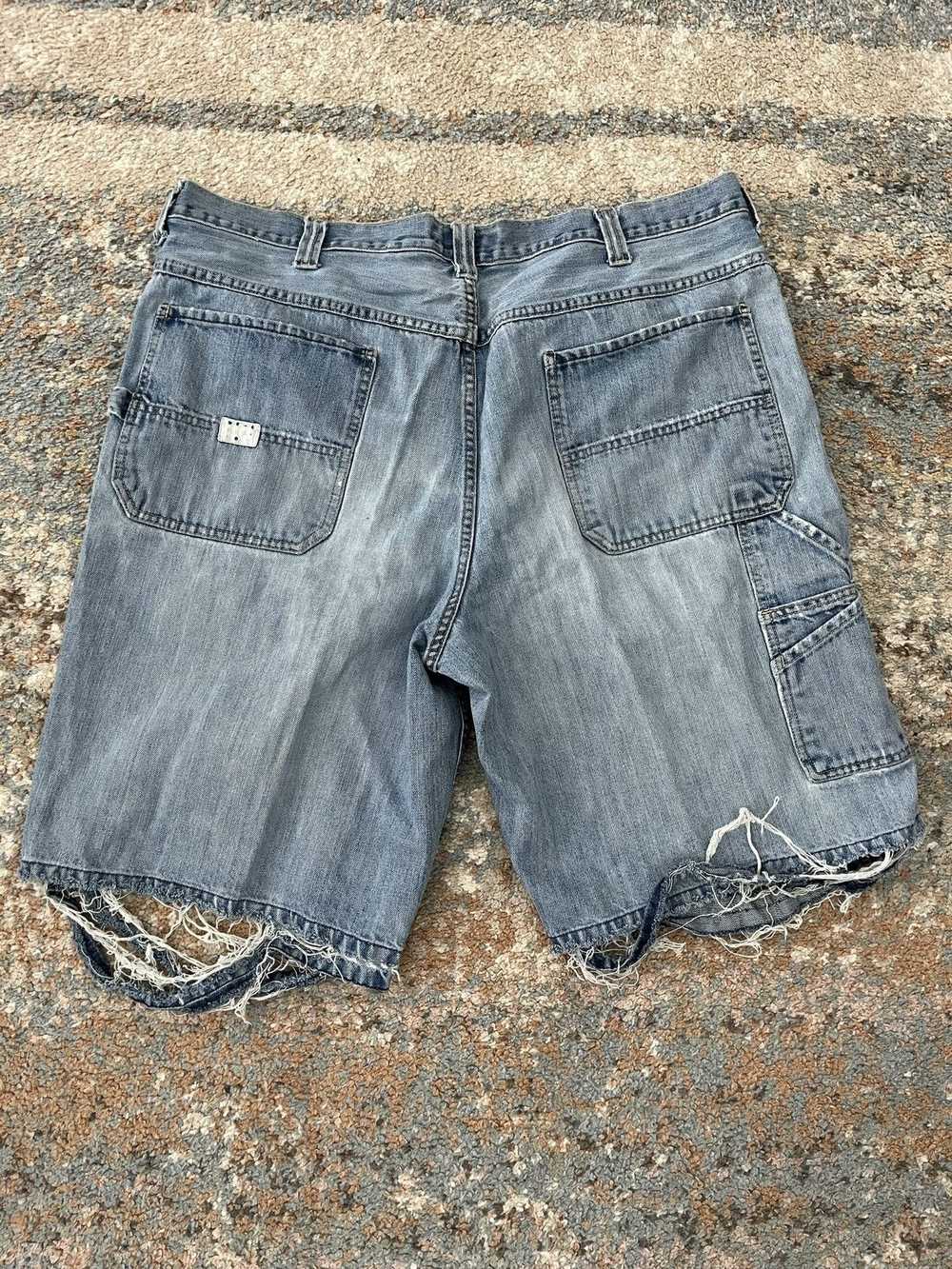 Old Navy Y2K VTG OLD NAVY PAINTERS Jeans Shorts 4… - image 9