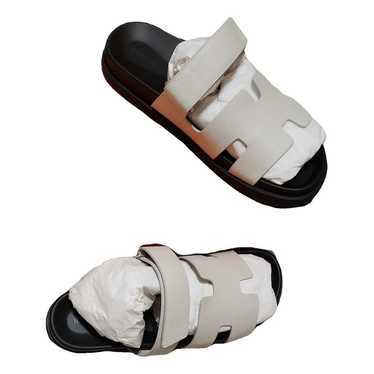 Hermès Chypre leather sandals