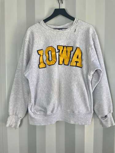 Vintage Thrashed Destroyed Iowa Sweatshirt