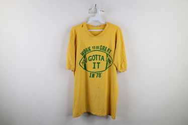 Vintage Vintage 70s Work to Be Great Football Jer… - image 1