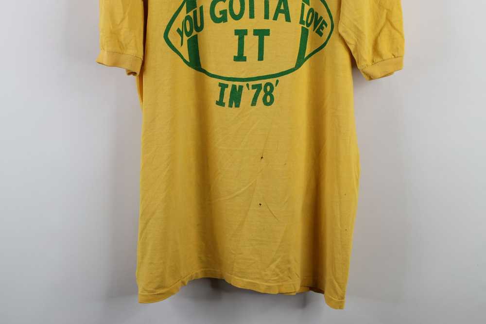 Vintage Vintage 70s Work to Be Great Football Jer… - image 3