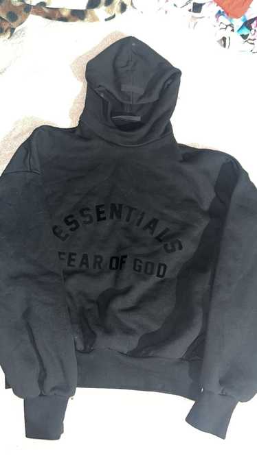 Essentials Black essential hoodie