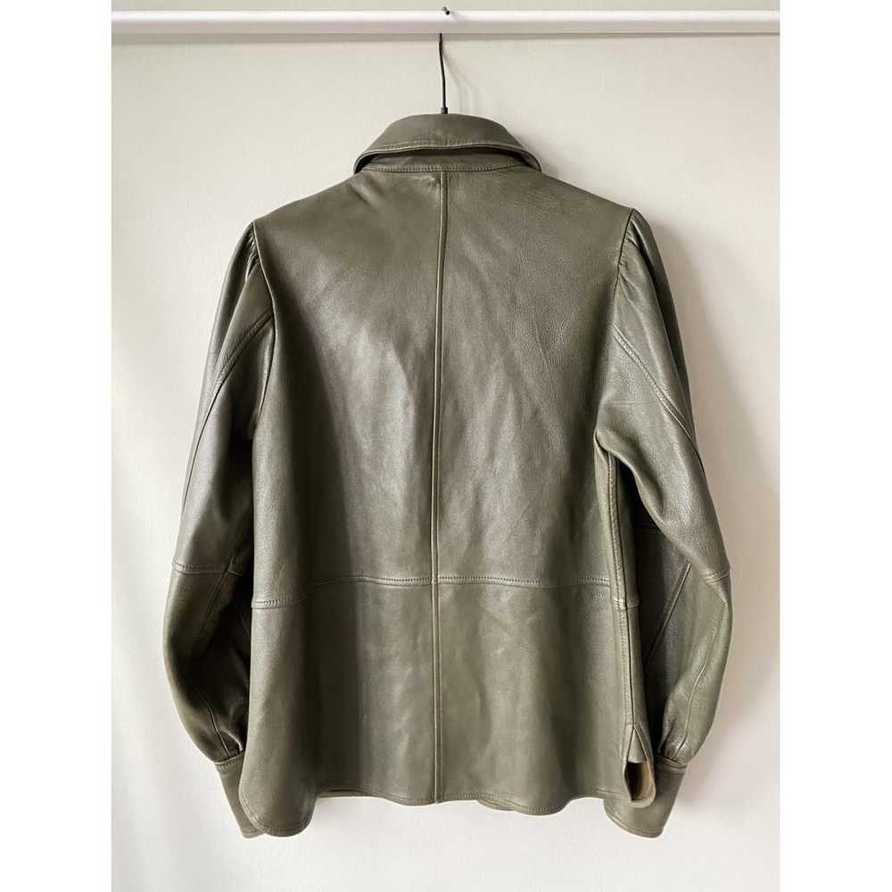 Ganni Leather biker jacket - image 2