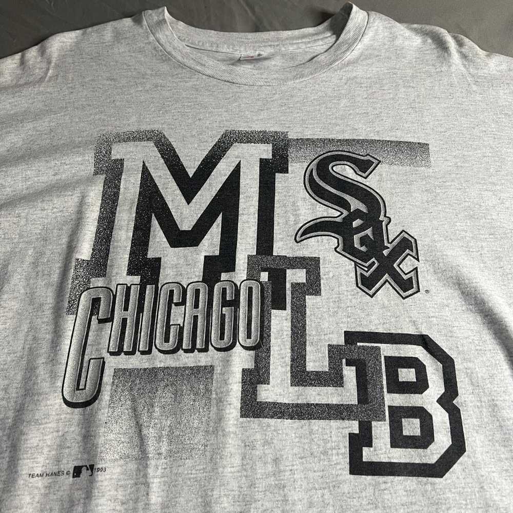Vintage 1993 Chicago White Sox Shirt Mens XL Shor… - image 3
