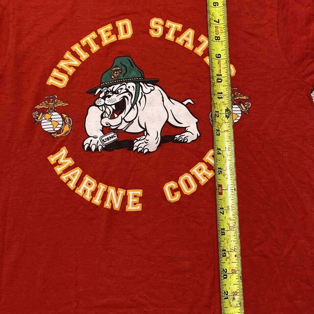 Vintage US Marine Corps USMC T-Shirt small/Medium… - image 7