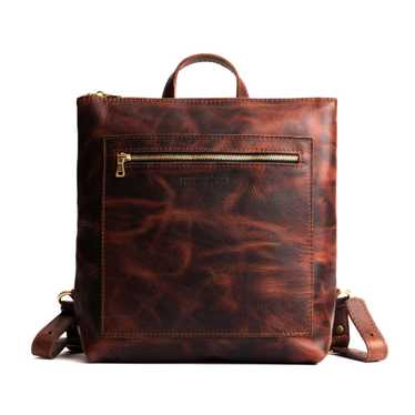Portland Leather Tote Backpack