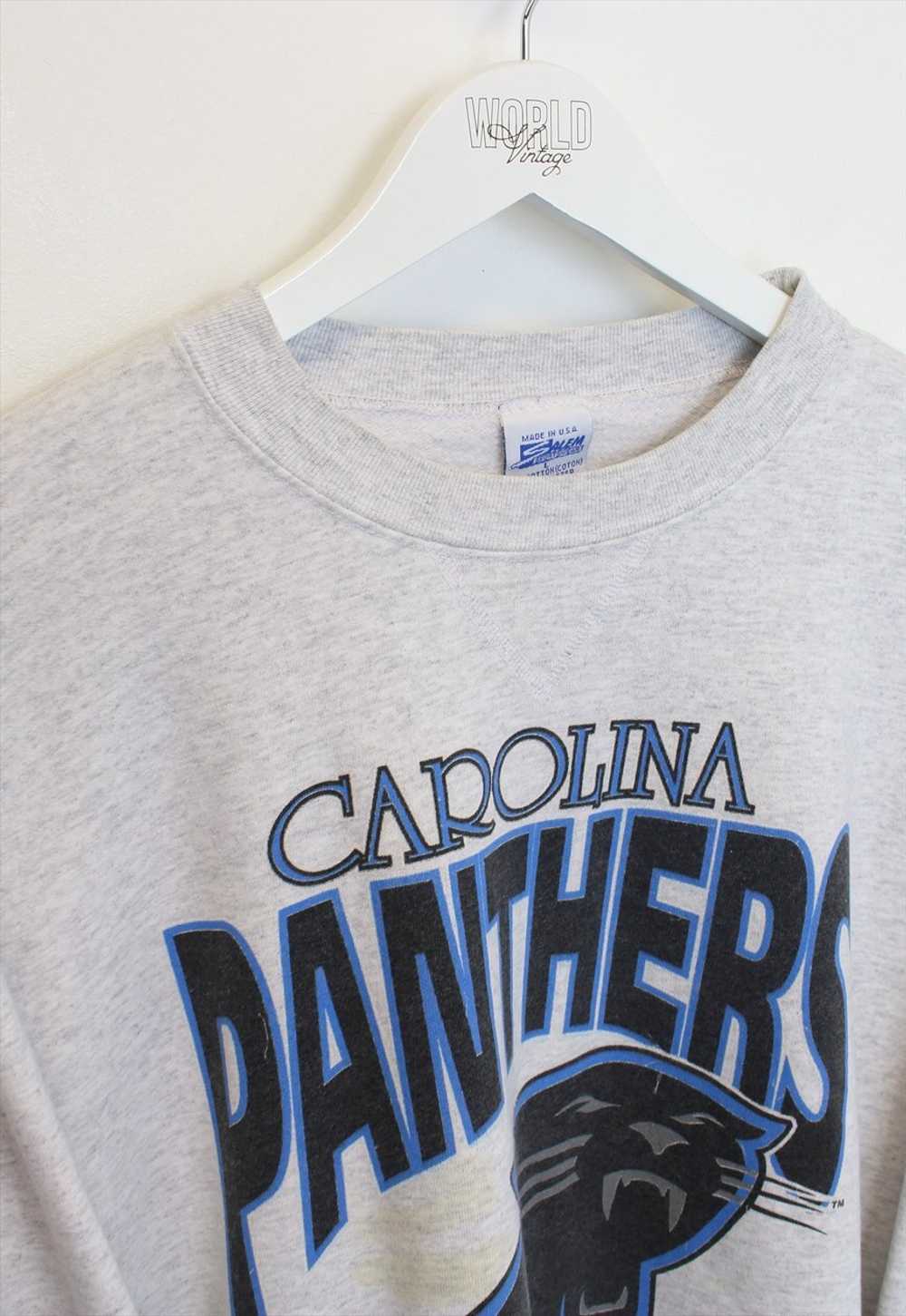 Vintage Carolina Panthers sweatshirt in grey. Bes… - image 2