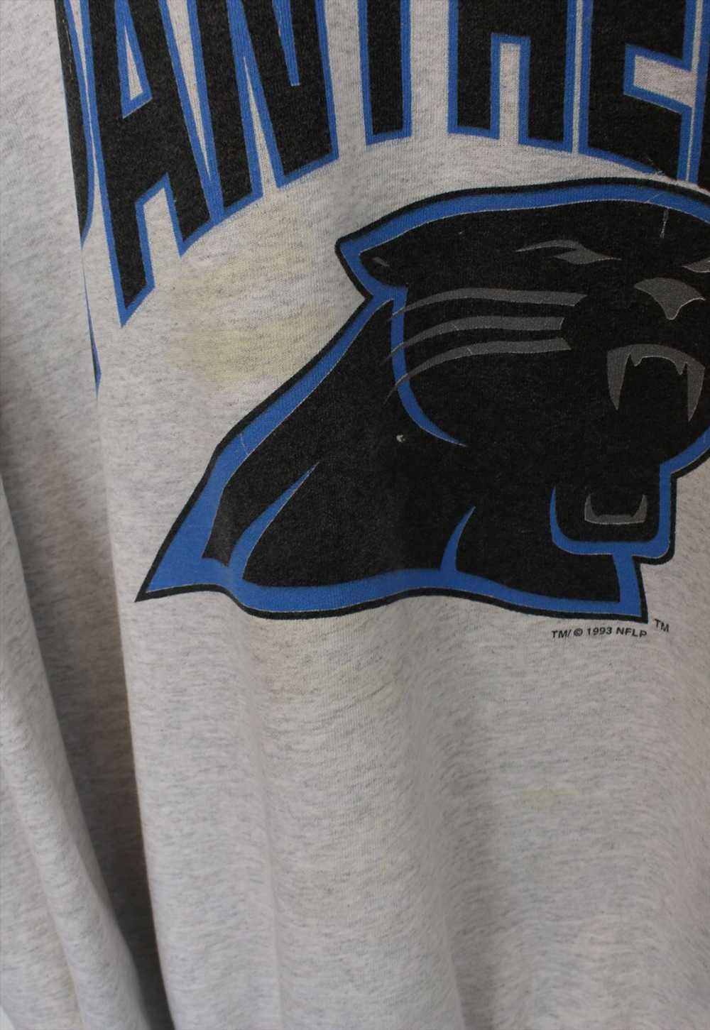 Vintage Carolina Panthers sweatshirt in grey. Bes… - image 4