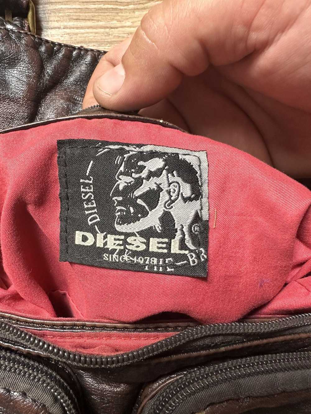 Diesel × Hype × Vintage Diesel vintage brown leat… - image 7