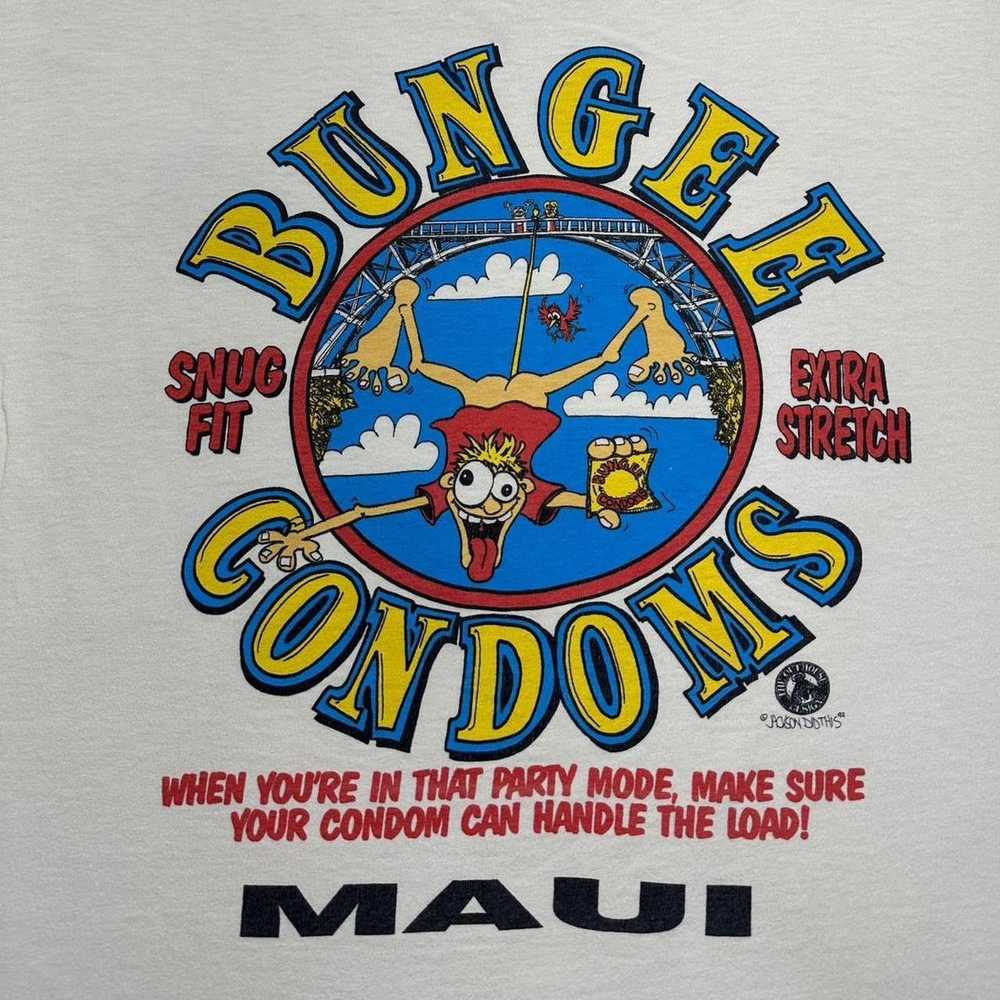 Vintage Vintage Bungee Condoms Maui T-Shirt - image 3
