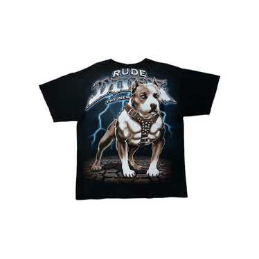 Vintage Vintage Rude Dog Lightning T-Shirt - image 1