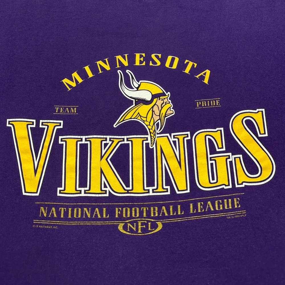 NFL × Vintage Vintage Minnesota Vikings T-Shirt - image 3