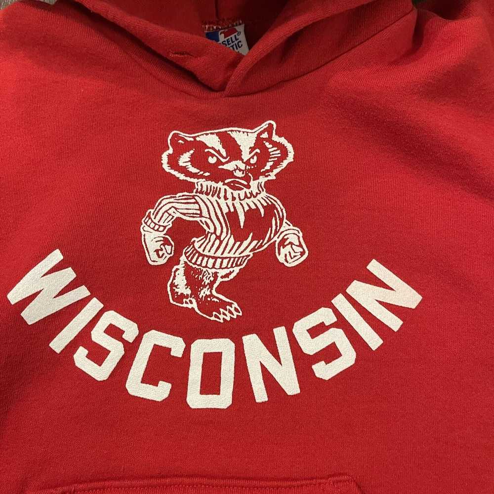 Russell Athletic Wisconsin Badgers Vtg Russell At… - image 11