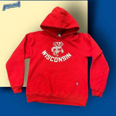 Russell Athletic Wisconsin Badgers Vtg Russell At… - image 1