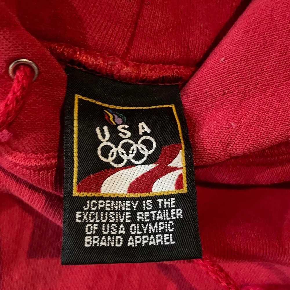 Jc Penney Vintage red usa olympic hoodie - image 4