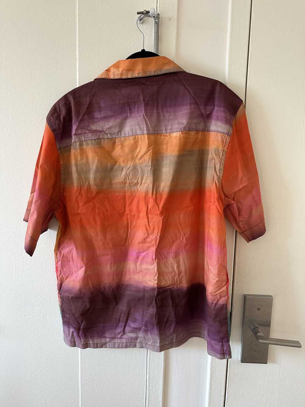 Marni Marni Striped Camp Collar Button Up Shirt - image 4